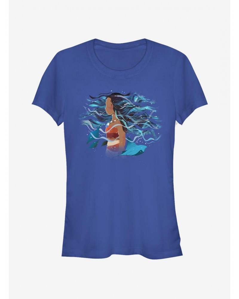 Disney Moana Moana In Ocean Girls T-Shirt $7.17 T-Shirts