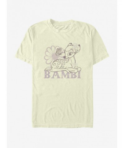 Disney Bambi Simple Flowers T-Shirt $11.95 T-Shirts