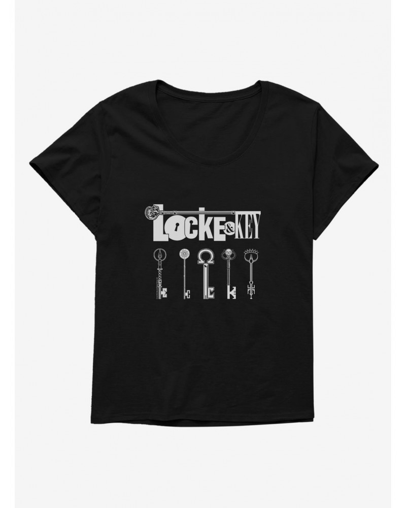 Locke & Key Keys Girls T-Shirt Plus Size $9.57 T-Shirts