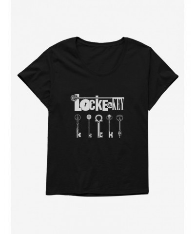 Locke & Key Keys Girls T-Shirt Plus Size $9.57 T-Shirts