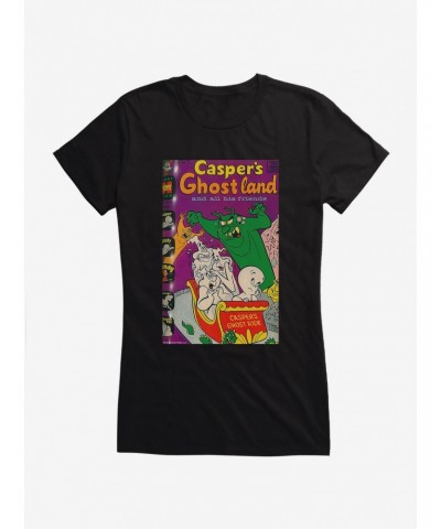 Casper The Friendly Ghost Ghostland And Friends Ghost Ride Girls T-Shirt $12.45 T-Shirts