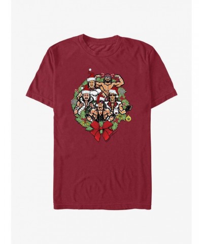 WWE Holiday Legends Wreath T-Shirt $6.12 T-Shirts