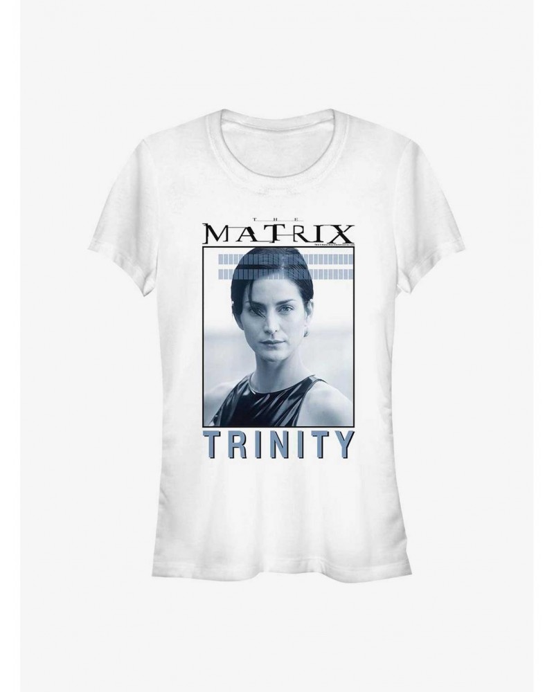 The Matrix Trinity Hero Shot Girls T-Shirt $7.93 T-Shirts