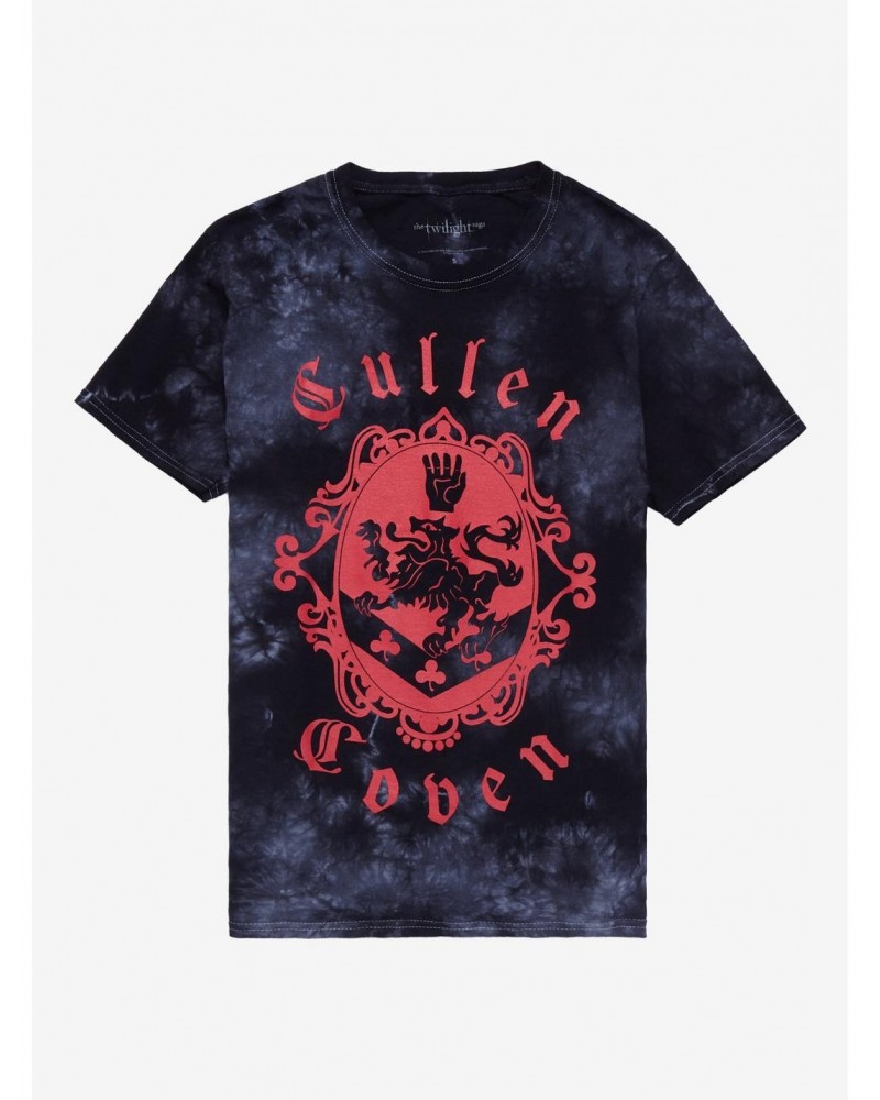 Twilight Cullen Coven Tie-Dye Boyfriend Fit Girls T-Shirt $11.84 T-Shirts