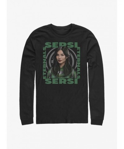 Marvel Eternals Sersi Hero Box Long-Sleeve T-Shirt $13.16 T-Shirts