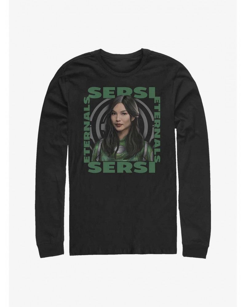 Marvel Eternals Sersi Hero Box Long-Sleeve T-Shirt $13.16 T-Shirts