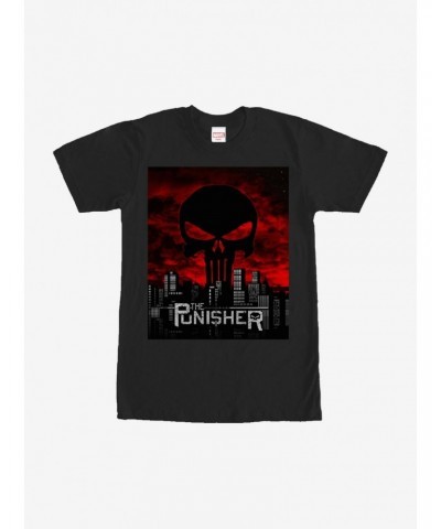 Marvel The Punisher Skyline T-Shirt $7.27 T-Shirts