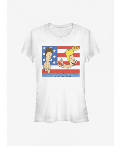 Beavis And Butthead 'Merica Girls T-Shirt $8.72 T-Shirts