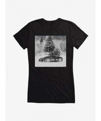 Hot Wheels Christmas Tree Girls T-Shirt $8.76 T-Shirts