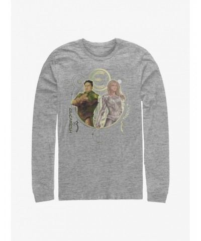 Marvel Eternals Gilgamesh And Thena Duo Long-Sleeve T-Shirt $13.16 T-Shirts