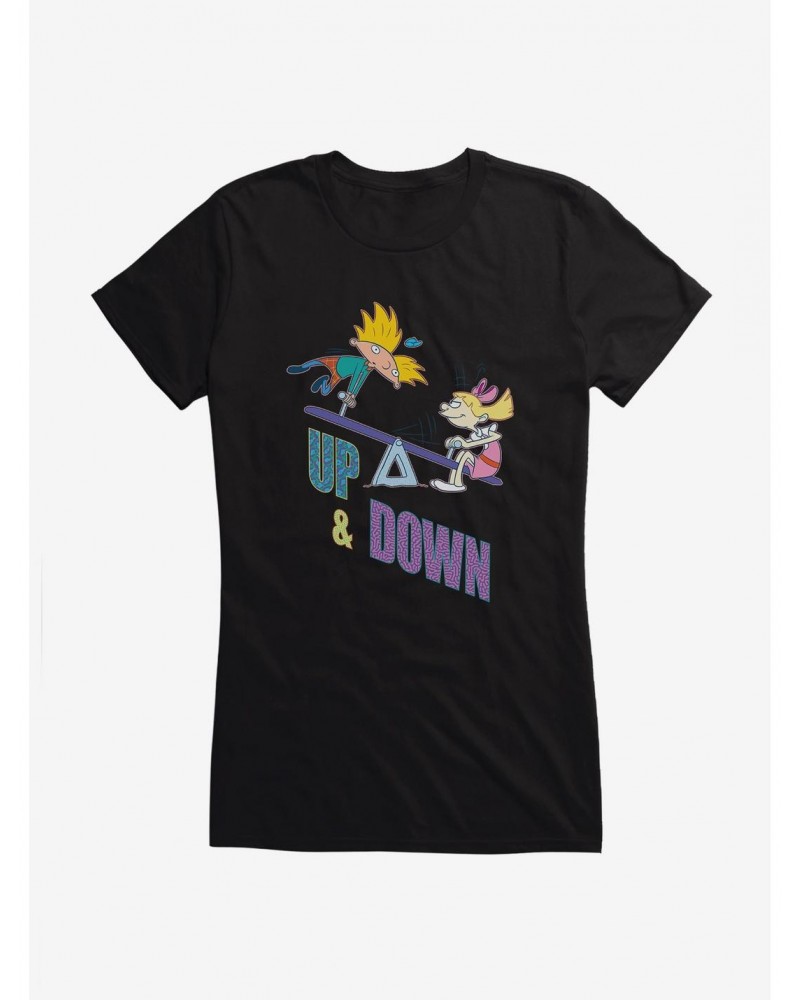 Hey Arnold! Up And Down Girls T-Shirt $7.77 T-Shirts