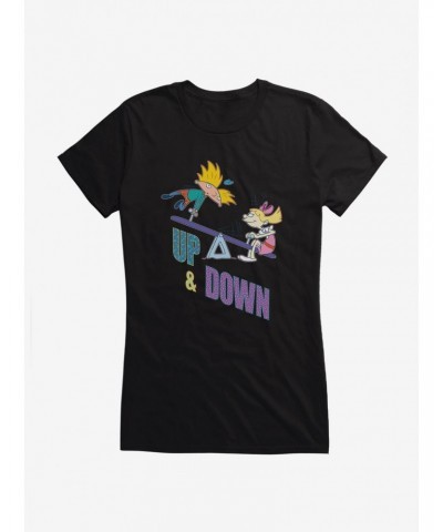 Hey Arnold! Up And Down Girls T-Shirt $7.77 T-Shirts