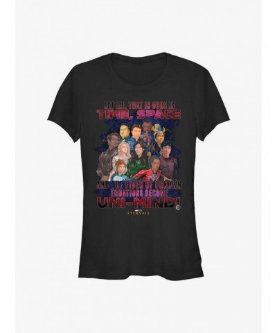 Marvel Eternals Unknown Equations Girls T-Shirt $7.77 T-Shirts