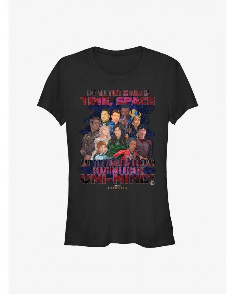 Marvel Eternals Unknown Equations Girls T-Shirt $7.77 T-Shirts