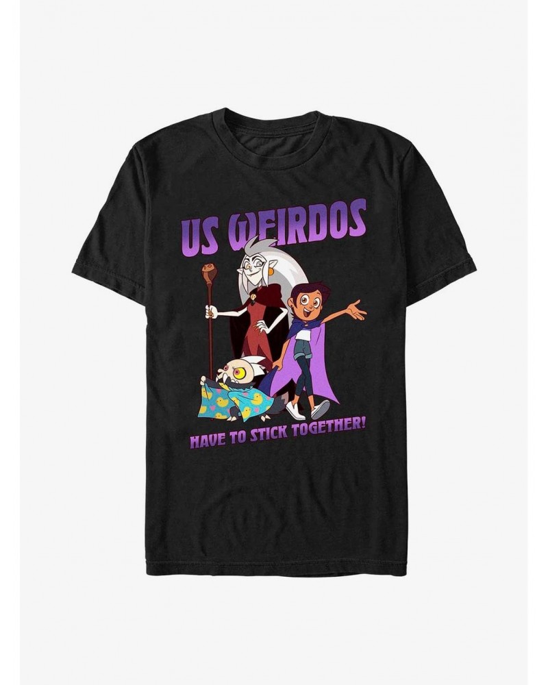 Disney's The Owl House Weirdos Unite T-Shirt $6.83 T-Shirts