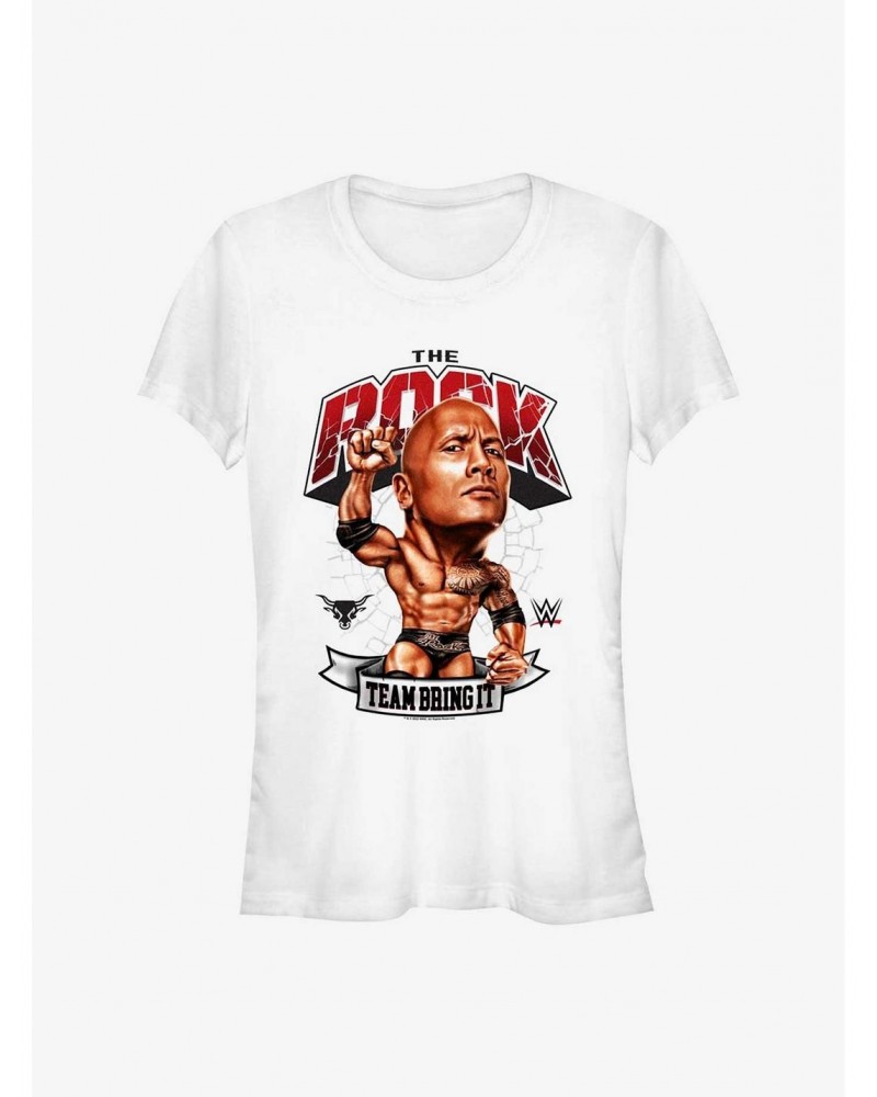 WWE The Rock Team Bring It Girls T-Shirt $5.98 T-Shirts