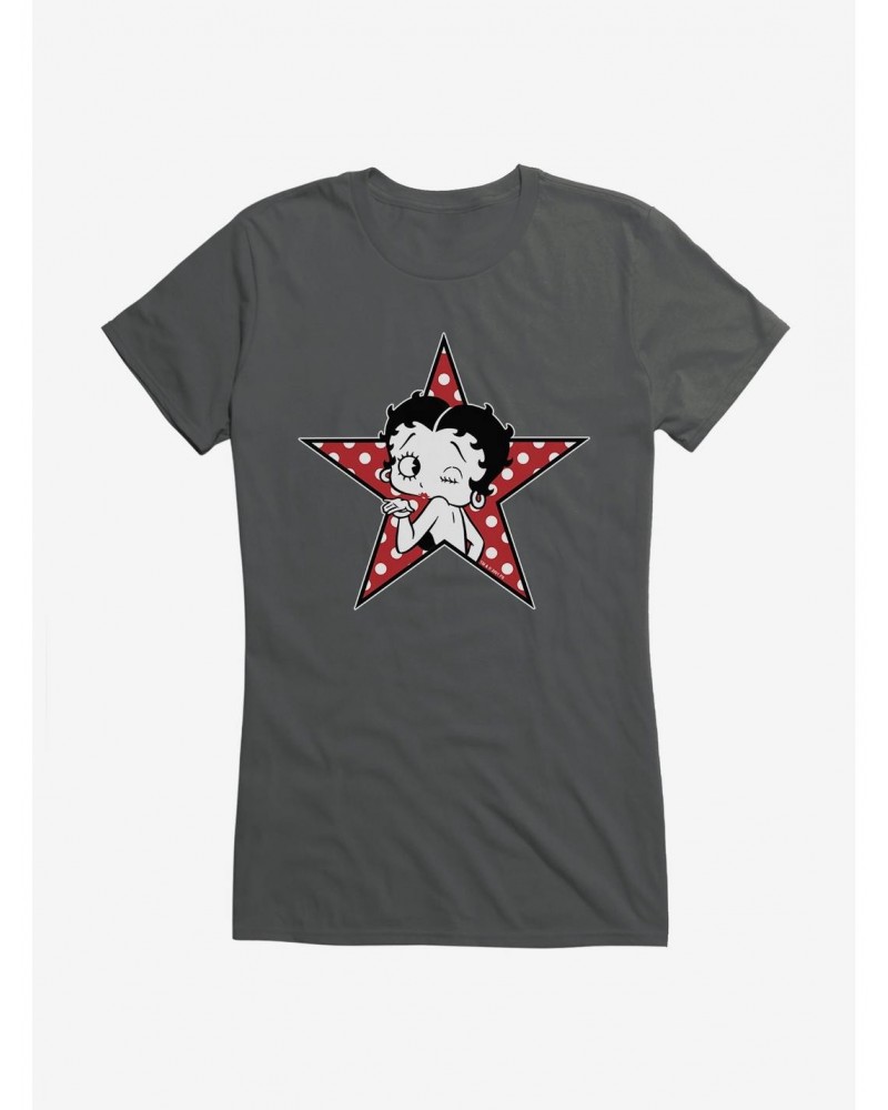 Betty Boop Blow A Kiss Girls T-Shirt $6.97 T-Shirts