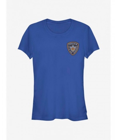 Disney Pixar Onward Mushroomton Badge Girls T-Shirt $8.02 T-Shirts