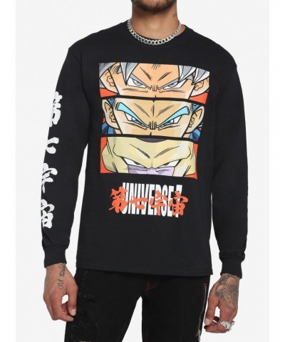 Dragon Ball Super Universe 7 Eyes Long-Sleeve T-Shirt $18.08 T-Shirts