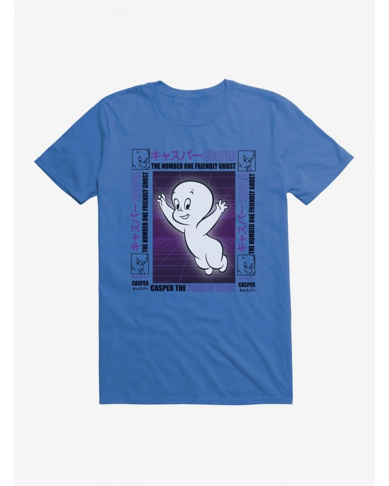 Casper The Friendly Ghost Virtual Raver Number One T-Shirt $10.28 T-Shirts