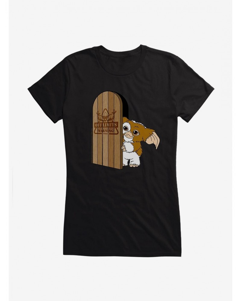 Gremlins Gizmo Off Limits Door Girls T-Shirt $6.37 T-Shirts