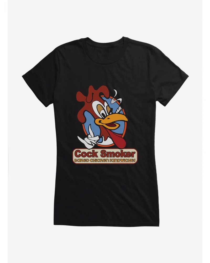 Jay and Silent Bob Reboot Cock Smoker Baked Chicken Sandwiches Girls T-Shirt $7.17 T-Shirts