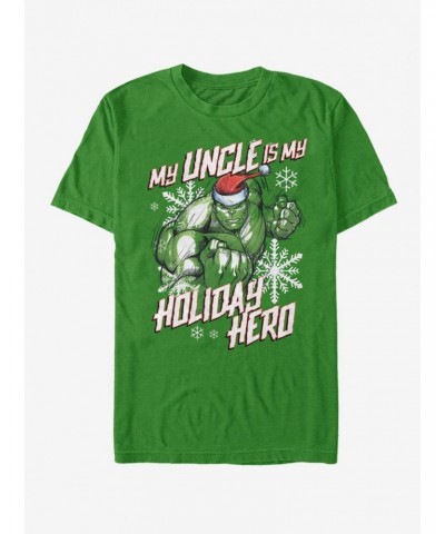 Marvel Hulk Holiday Uncle Hulk T-Shirt $8.03 T-Shirts