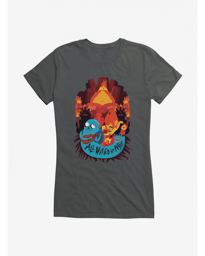 Adventure Time All Warmed Up Girls T-Shirt $7.37 T-Shirts