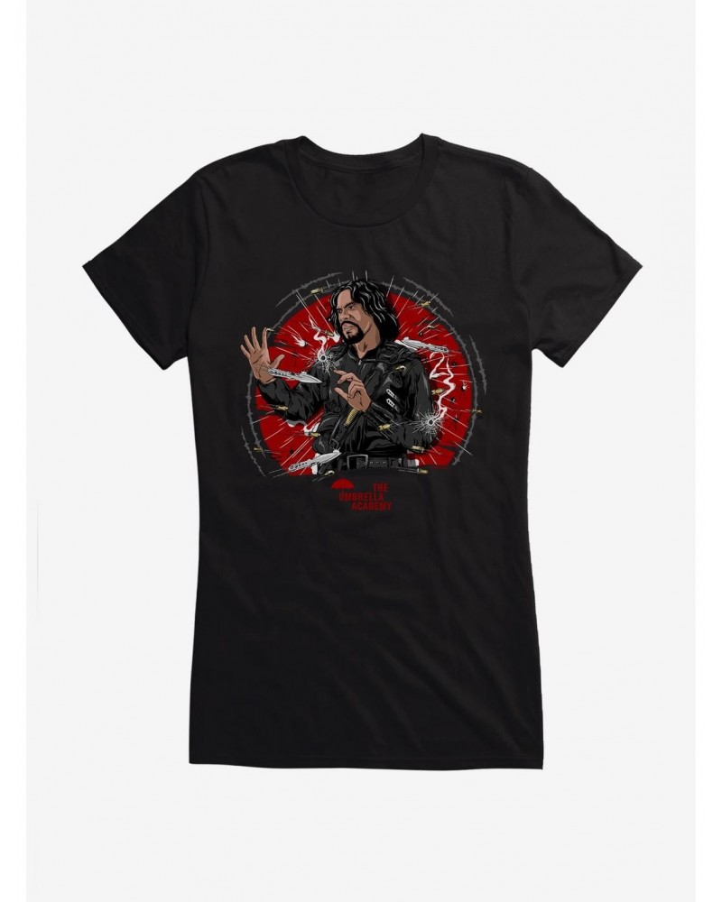 The Umbrella Academy Diego Number Two Girls T-Shirt $5.98 T-Shirts