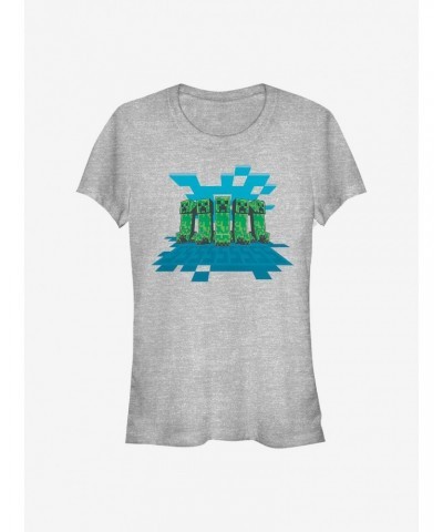 Minecraft Creeper Mob Girls T-Shirt $9.96 T-Shirts