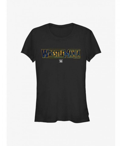 WWE WrestleMania Logo Girls T-Shirt $9.16 T-Shirts