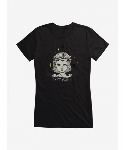 Chilling Adventures Of Sabrina Queen Of Hell Girls T-Shirt $11.70 T-Shirts