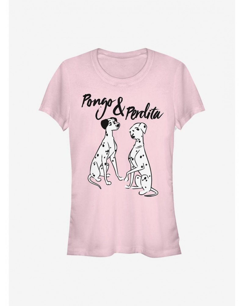 Disney 101 Dalmatians Pongo And Perdita Girls T-Shirt $6.63 T-Shirts