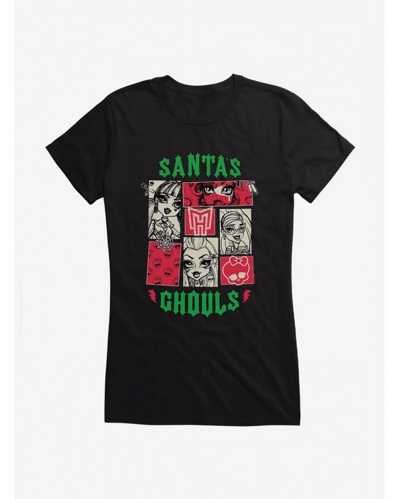 Monster High Santa's Ghouls Girls T-Shirt $6.97 T-Shirts