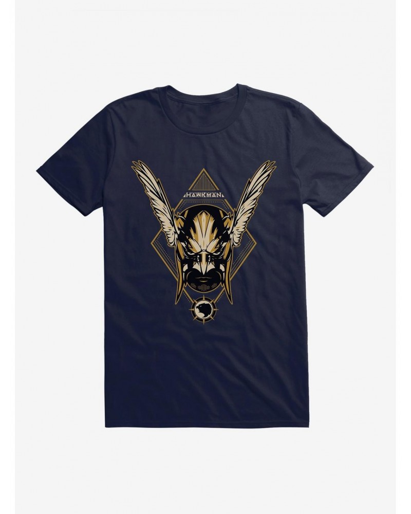 DC Comics Black Adam Hawkman Face T-Shirt $8.03 T-Shirts