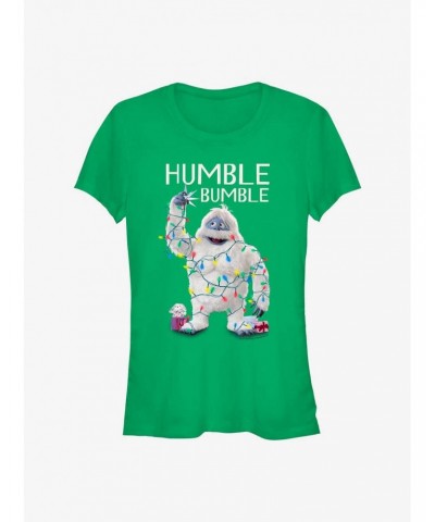 Rudolph The Red-Nosed Reindeer Humble Bumble Lights Girls T-Shirt $9.36 T-Shirts