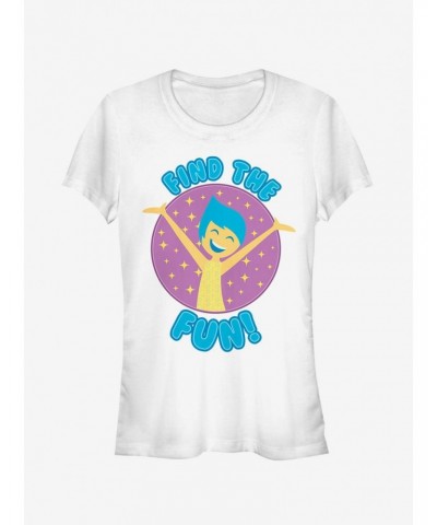 Disney Pixar Inside Out Joy Find Fun Girls T-Shirt $6.97 T-Shirts