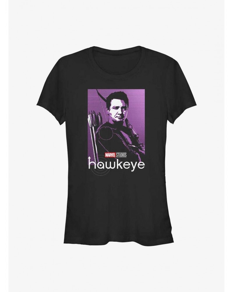 Marvel Hawkeye Hawkeye Poppin Girls T-Shirt $6.57 T-Shirts