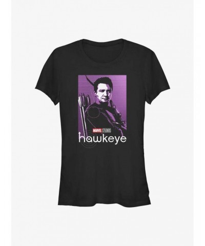 Marvel Hawkeye Hawkeye Poppin Girls T-Shirt $6.57 T-Shirts