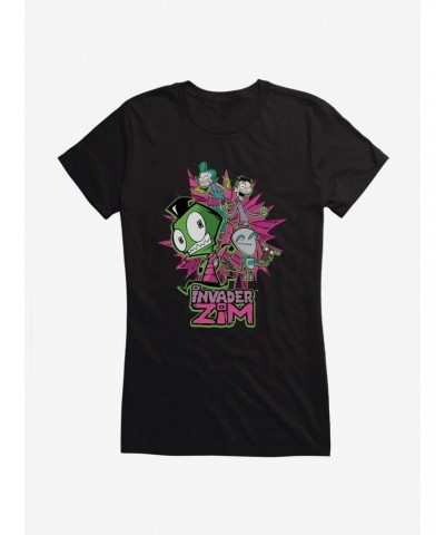 Invader Zim GIR & Roboparents Girls T-Shirt $7.77 T-Shirts