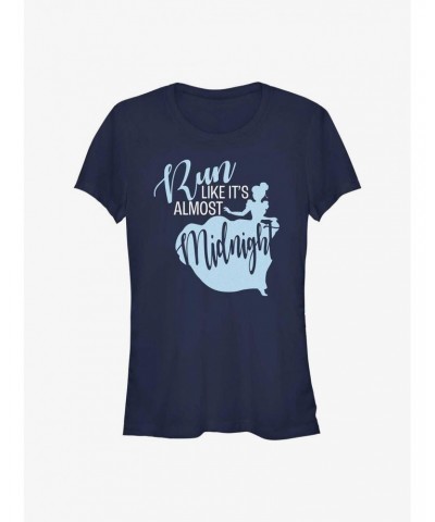 Disney Cinderella Run Like It's Midnight Girls T-Shirt $7.47 T-Shirts