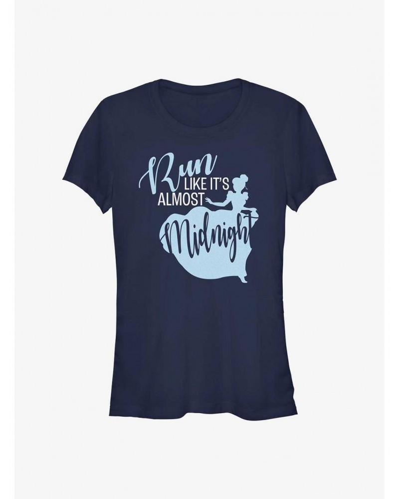 Disney Cinderella Run Like It's Midnight Girls T-Shirt $7.47 T-Shirts