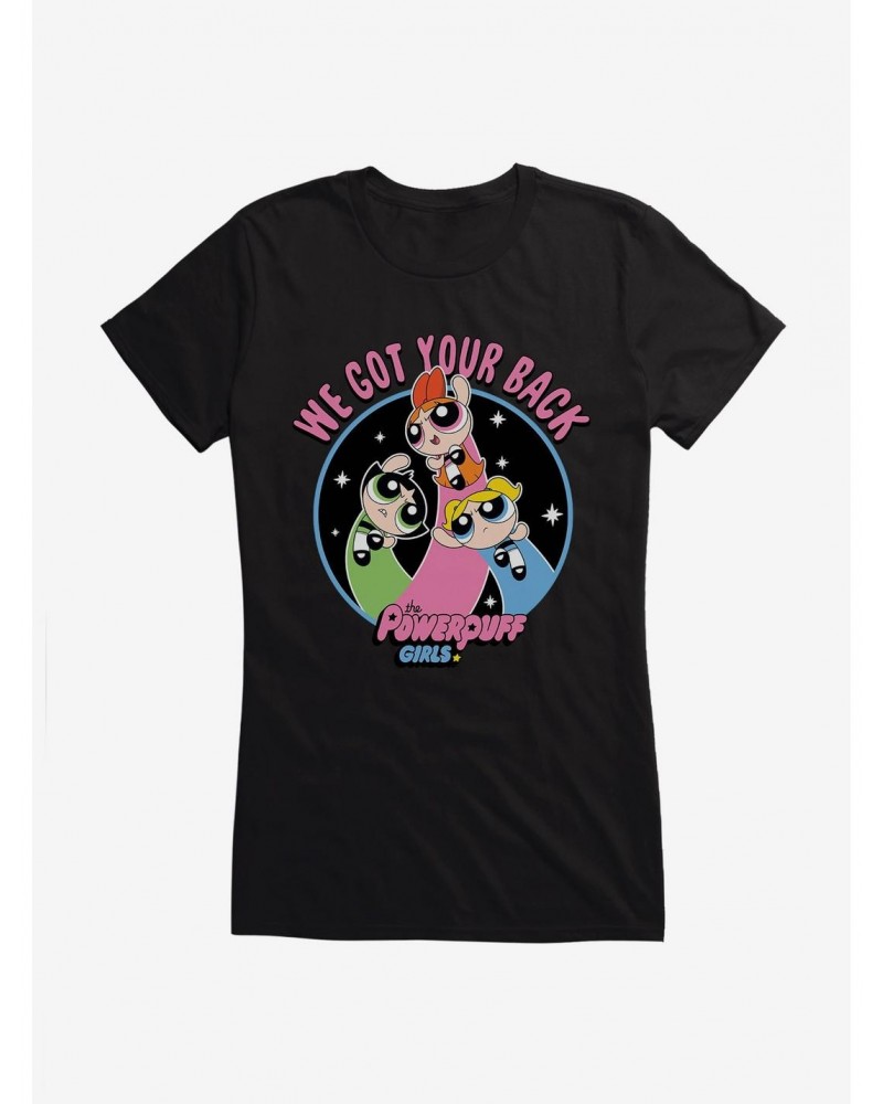 Powerpuff Girls We Got Your Back Girls T-Shirt $8.96 T-Shirts