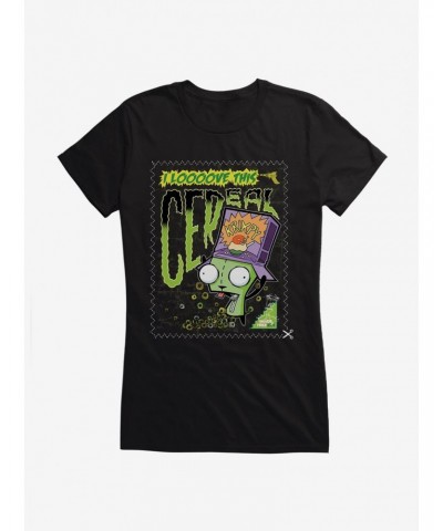 Invader Zim I Love Cereal Girls T-Shirt $9.96 T-Shirts