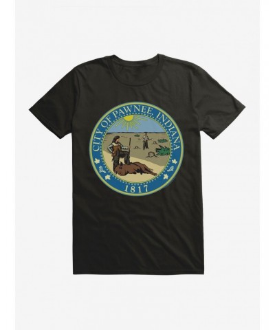 Parks And Recreation Pawnee Indiana Seal T-Shirt $5.52 T-Shirts