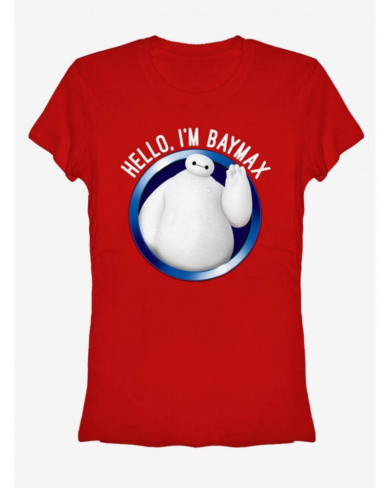 Big Hero 6 Hello Baymax Girls T-Shirt $7.97 T-Shirts