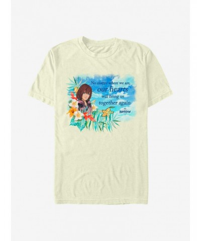 Disney Kingdom Hearts Kairi Floral T-Shirt $9.18 T-Shirts