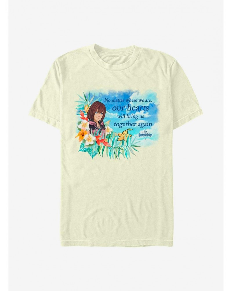 Disney Kingdom Hearts Kairi Floral T-Shirt $9.18 T-Shirts