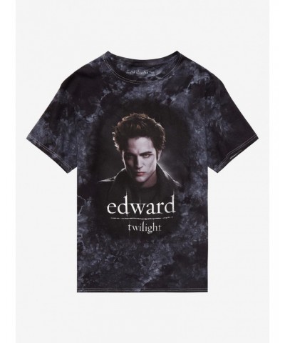 Twilight Edward Grey Wash Boyfriend Fit Girls T-Shirt $6.46 T-Shirts