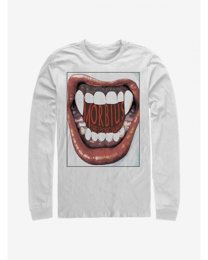 Marvel Morbius Teeth Long-Sleeve T-Shirt $8.95 T-Shirts